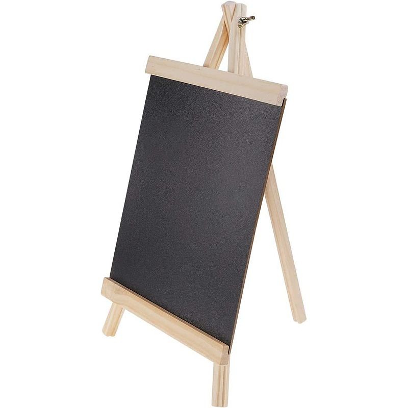 Tabla cu suport tip sevalet, suprafata neagra, 36x20 cm - imagine 5